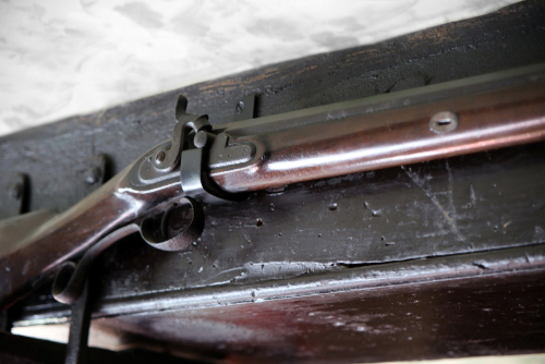 revolutionary war rifle with bayonet